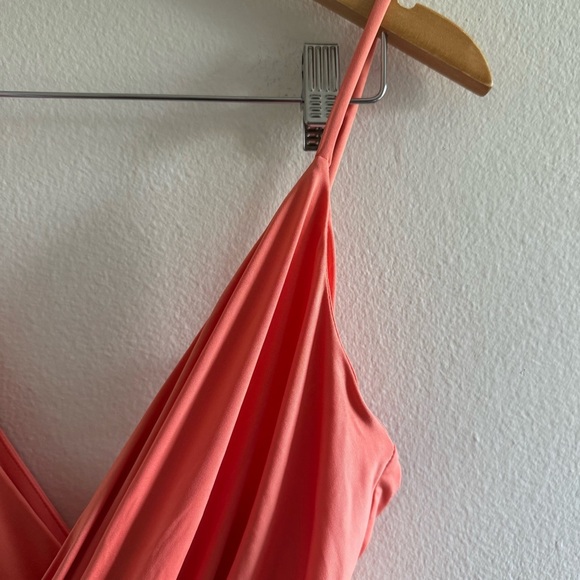 NWT NBD X Revolve Sangria Sherbet Slit Gown size Small - Picture 9 of 14